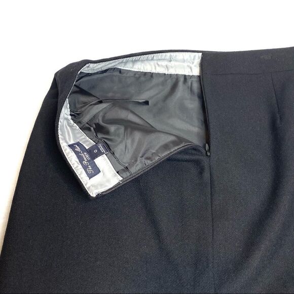 J. Crew Factory black wool pencil skirt size 0 - Picture 13 of 16